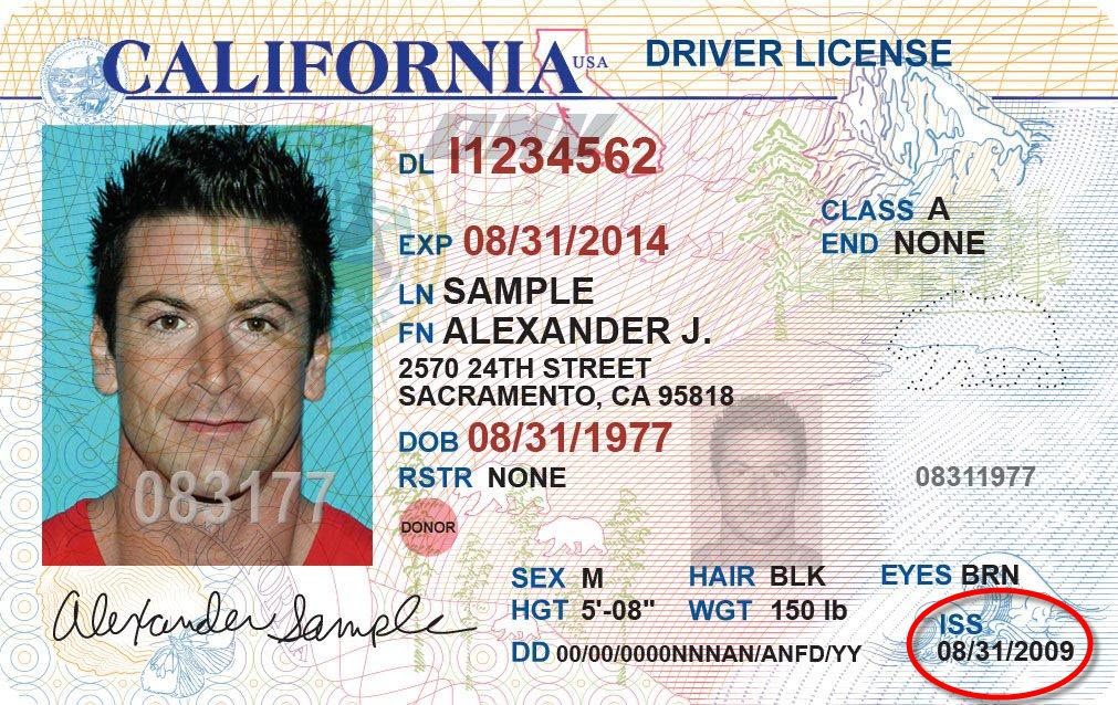 California Driver’s License Issue Date