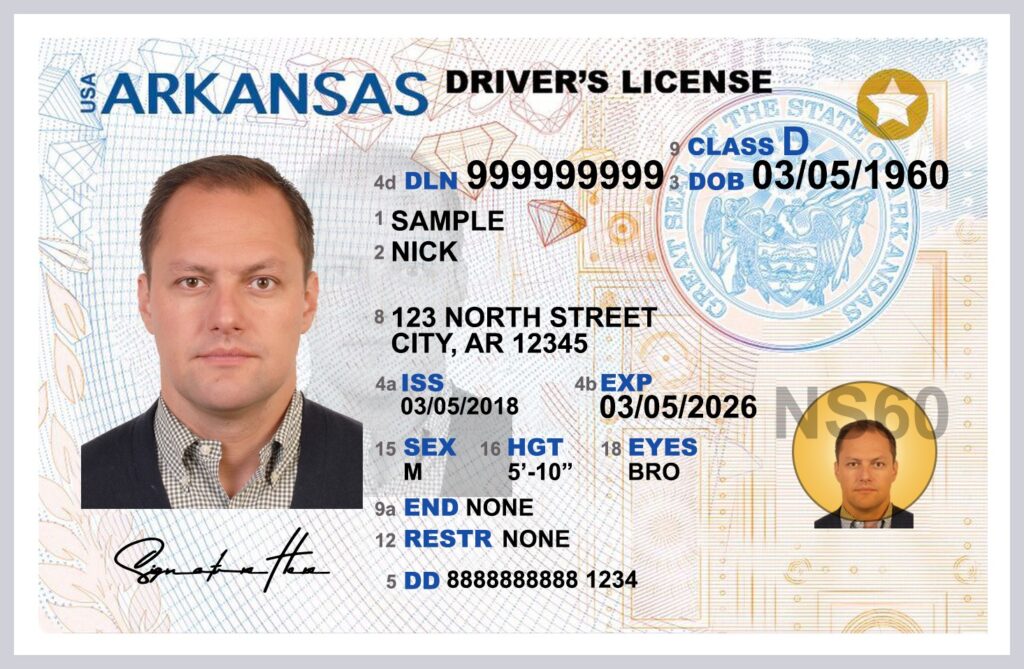 Arkansas Driver's License Real ID