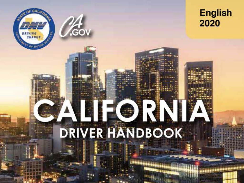 california driver handbook
